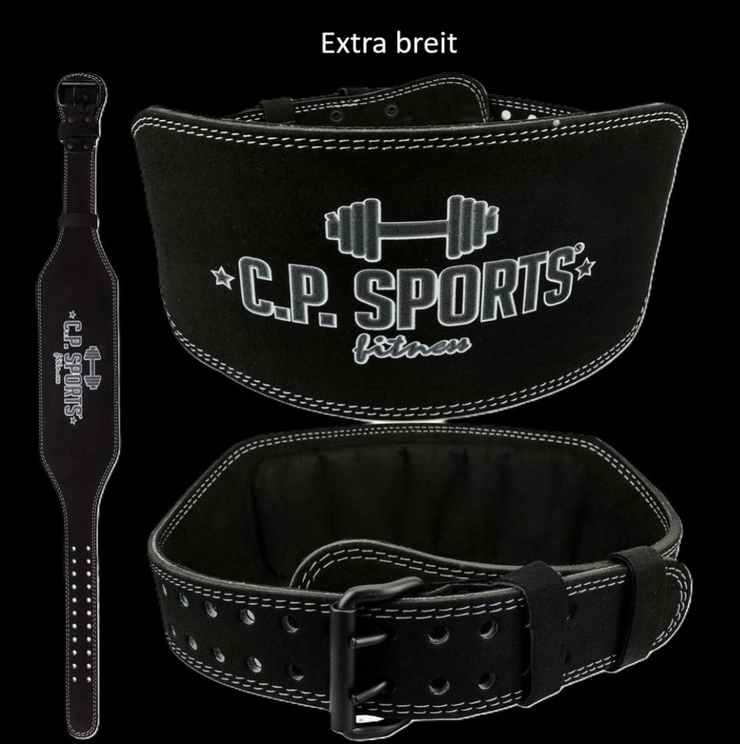 Gewichthebergürtel Amara Leder - Schwarz - C.P.Sports - T4-8