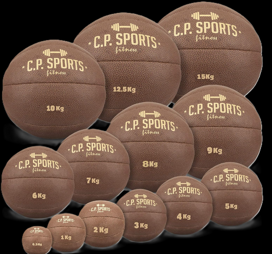 Medizinball / Farbe: Braun / verschiedene Größen - C.P. Sports K5