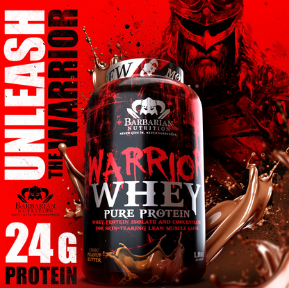 Whey Protein + BCAAs- 1,8 Kg- Barbarian Nutrition Geschmack: Schoko / Vanille