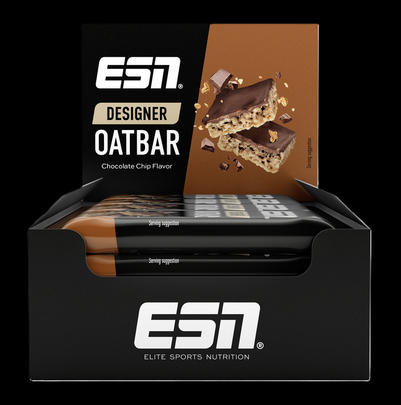 ESN - Designer Oatbar Chocolate Chip | 12 x 100g