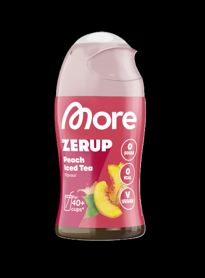 More -Zero Sirup Peach Iced Tea | 65ml