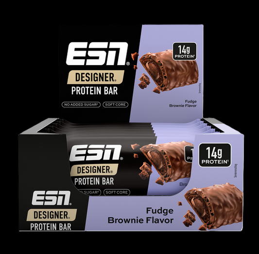 ESN - Designer Protein Bar Fudge Brownie | 12 x 45g