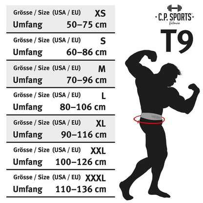 Profi Powerlifting-Gürtel mit Powerschnalle - Camouflage Grün - C.P. Sports T9
