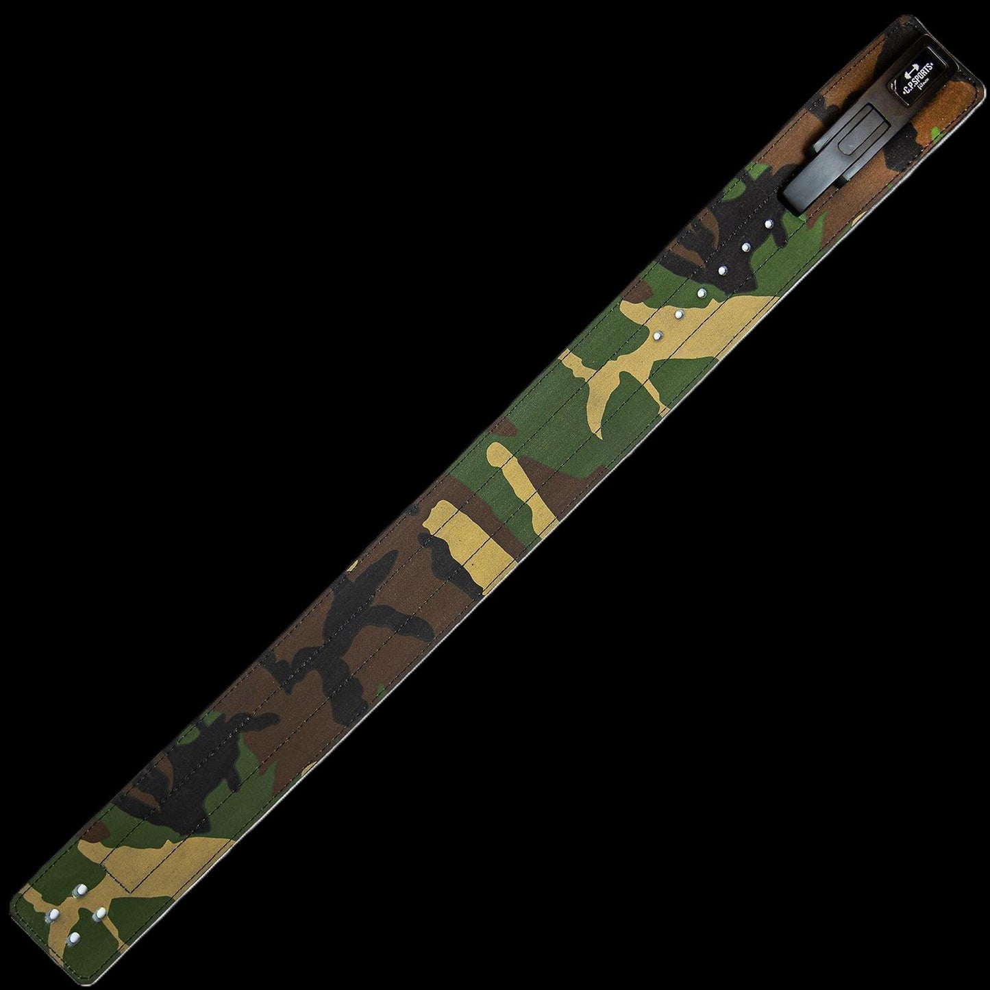 Profi Powerlifting-Gürtel mit Powerschnalle - Camouflage Grün - C.P. Sports T9