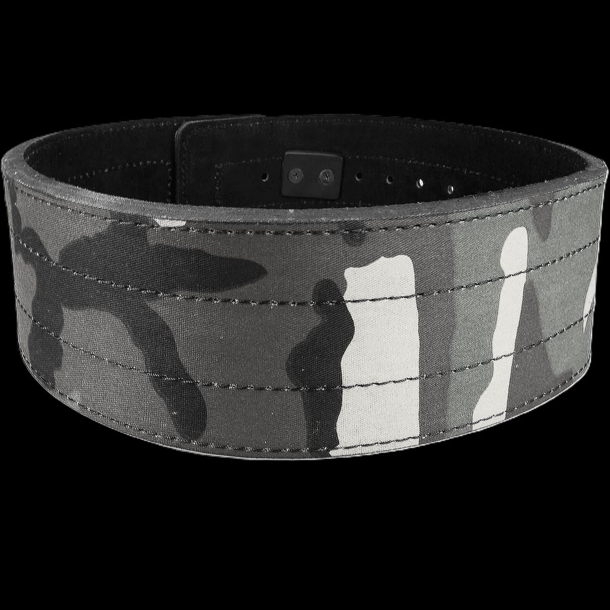 Profi Powerlifting-Gürtel mit Powerschnalle - Camouflage Weiß - C.P. Sports T9
