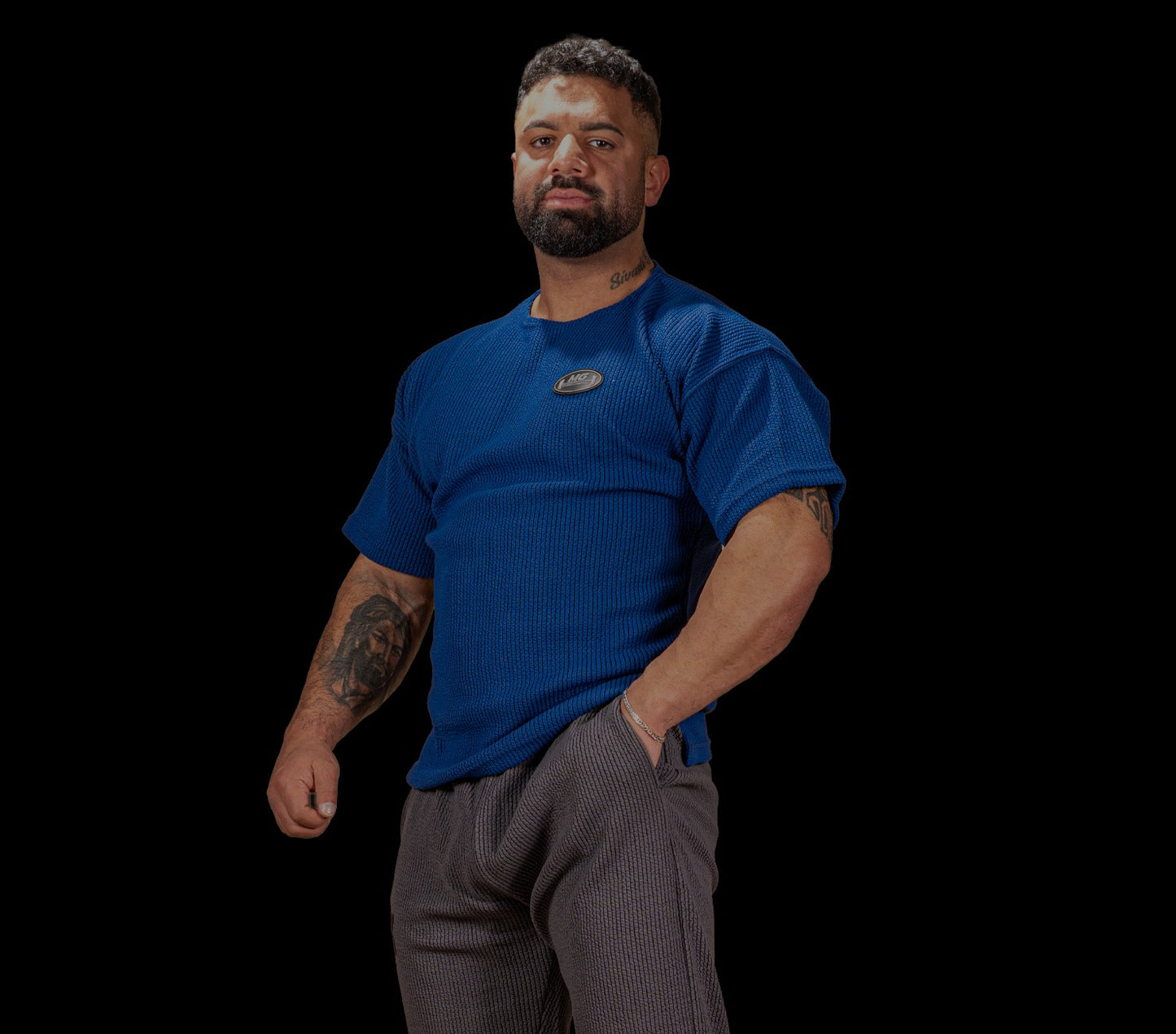 Bodybuilding T-Shirt / Fitness T-Shirt - verschiedene Farben - MG Sports® - S8-4